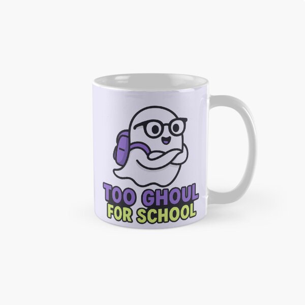 Item preview, Too Ghoul For School Cute Ghost Back To School Halloween Pun designed and sold by QCena.