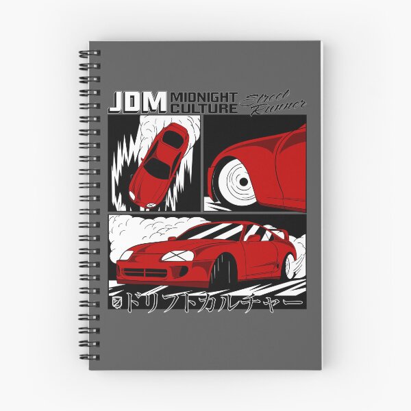 Item preview, Mk4 Supra Drifting Comic Book Spread (Red) designed and sold by Demetros Design Studio.
