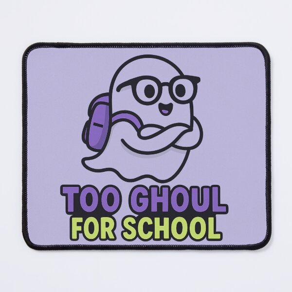Item preview, Too Ghoul For School Cute Ghost Back To School Halloween Pun designed and sold by QCena.