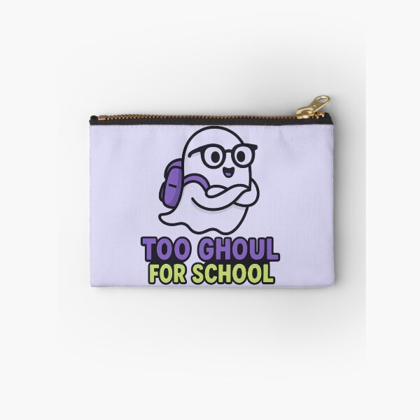 Item preview, Too Ghoul For School Cute Ghost Back To School Halloween Pun designed and sold by QCena.