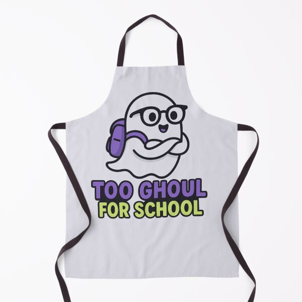 Item preview, Too Ghoul For School Cute Ghost Back To School Halloween Pun designed and sold by QCena.