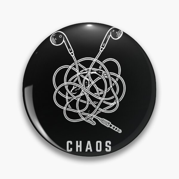 Item preview, Tangled Earphones Chaos – Funny Minimalist Music Design designed and sold by SakuraHQ.