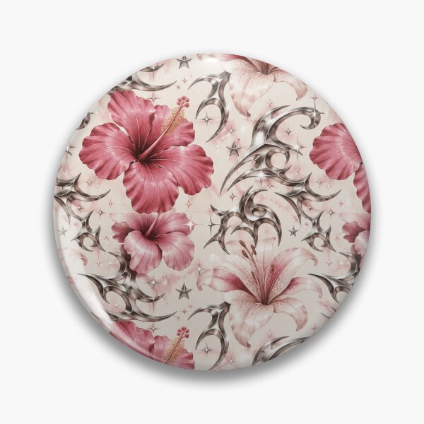 Item preview, tribal design and flowers y2k designed and sold by ic0tats.