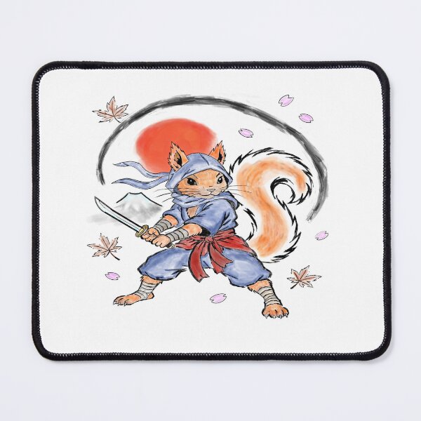 Item preview, Samurai Squirrel 2 designed and sold by SecretSquirrellDesigns.