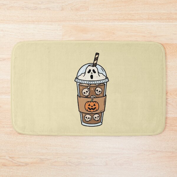 Item preview, Spooky Ghost Pumpkin Iced Coffee designed and sold by wingoo22.