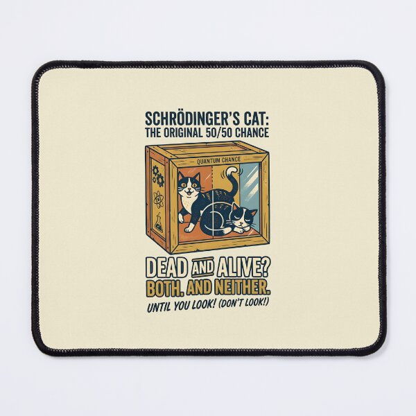 Item preview, Schrödinger's cat - Shirt for physicist, quantum and cats lover designed and sold by ParadoxParadox.