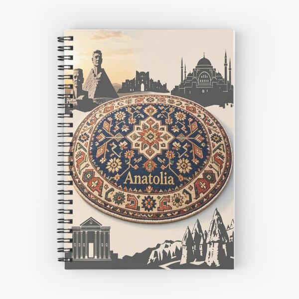 Item preview, Anatolia Turkish Carpet Design with Historical Landmarks designed and sold by Breezes-of-Ida.
