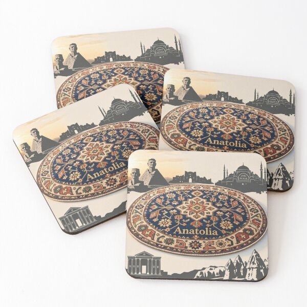 Item preview, Anatolia Turkish Carpet Design with Historical Landmarks designed and sold by Breezes-of-Ida.
