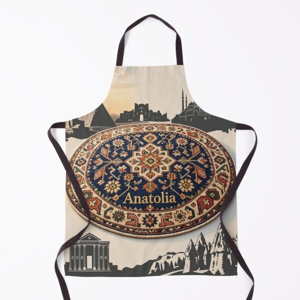 Item preview, Anatolia Turkish Carpet Design with Historical Landmarks designed and sold by Breezes-of-Ida.