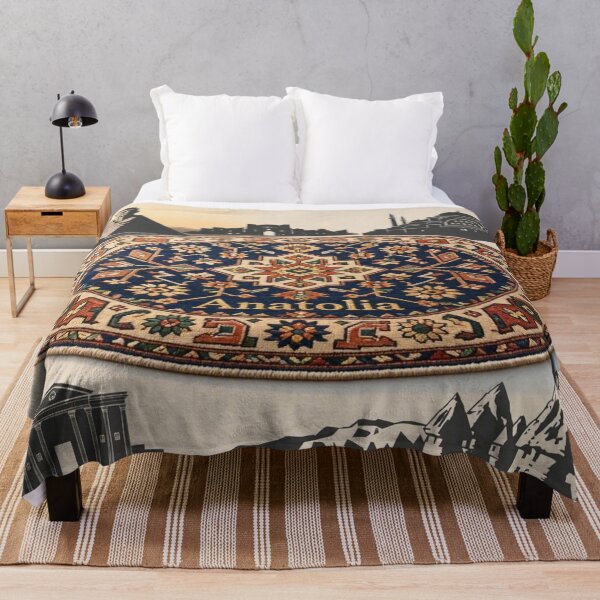 Item preview, Anatolia Turkish Carpet Design with Historical Landmarks designed and sold by Breezes-of-Ida.