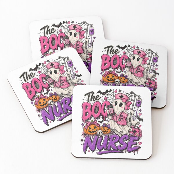Item preview, The Boo Nurse Halloween Shirt | Funny Spooky Nurse Ghost Design designed and sold by ChloeCreativeSpace.