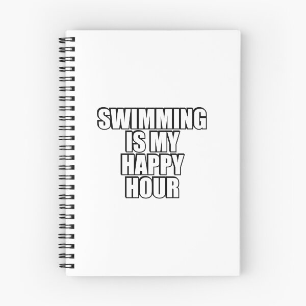Artikelvorschau, Schwimmen ist meine Happy Hour entworfen und verkauft von Inspirationmotivation.