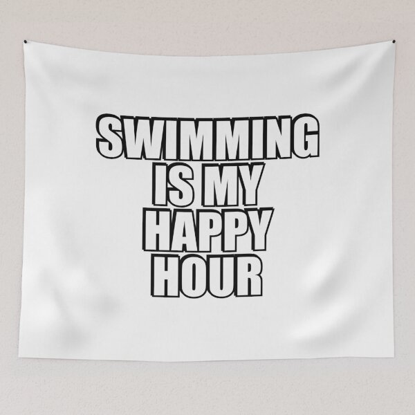 Item preview, Swimming Is My Happy Hour  designed and sold by Inspirationmotivation.
