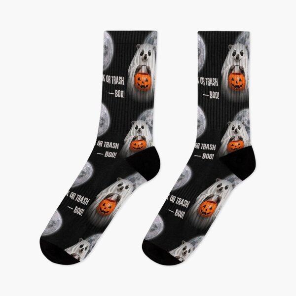 Item preview, Raccoon Halloween Trick or Trash Boo designed and sold by Nacho Average Designs.