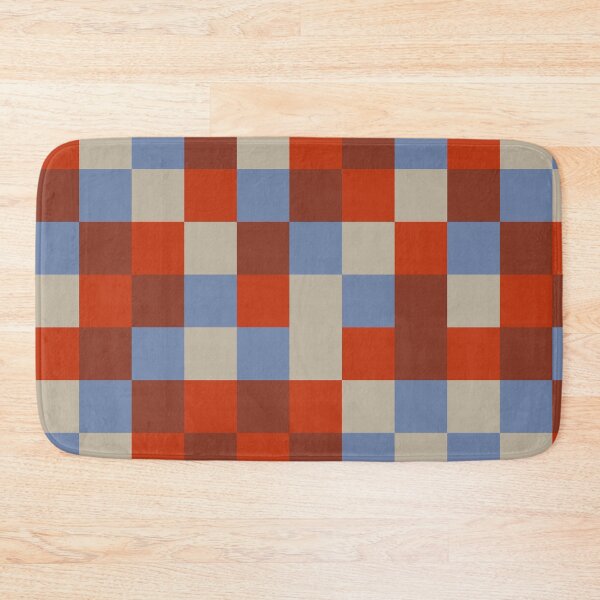 Item preview, Pixel Blocks Terracotta Grid Art designed and sold by PoeticRecipeST.