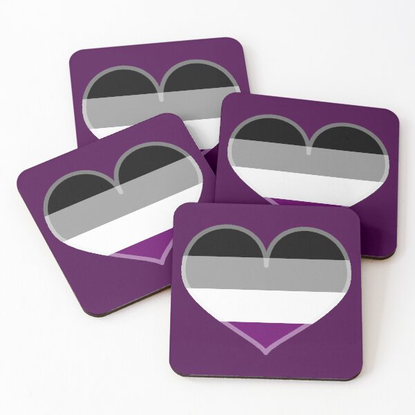 Item preview, Asexual Pride Heart [Dark Purple Edition] designed and sold by Roxzania.
