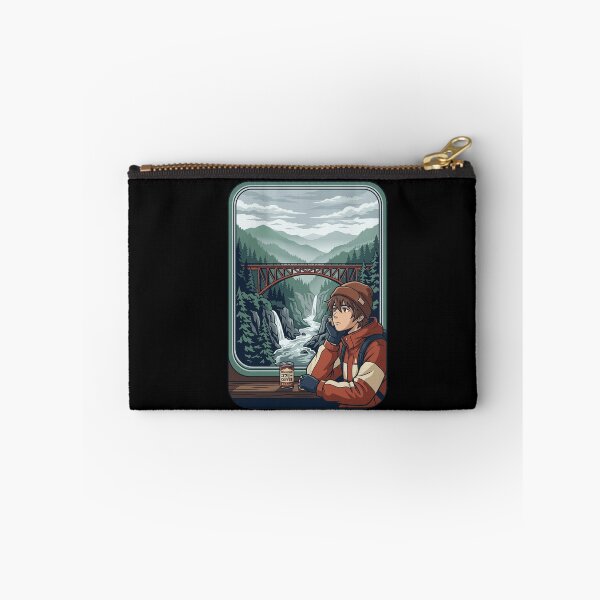 Item preview, Anime Train Journey Mountain Scenic Window Canned Coffee Aesthetic designed and sold by Animer-art1.