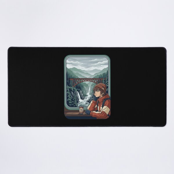 Item preview, Anime Train Journey Mountain Scenic Window Canned Coffee Aesthetic designed and sold by Animer-art1.