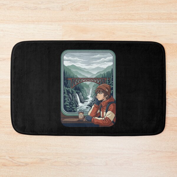 Item preview, Anime Train Journey Mountain Scenic Window Canned Coffee Aesthetic designed and sold by Animer-art1.