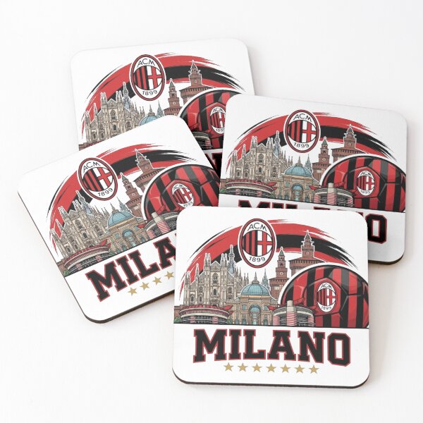 Item preview, AC Milan Milano Skyline Football Crest Art designed and sold by annaarthk.