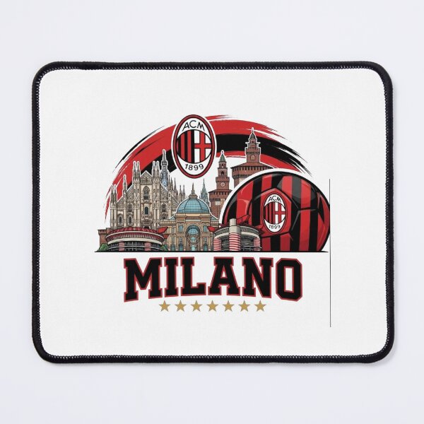 Item preview, AC Milan Milano Skyline Football Crest Art designed and sold by annaarthk.