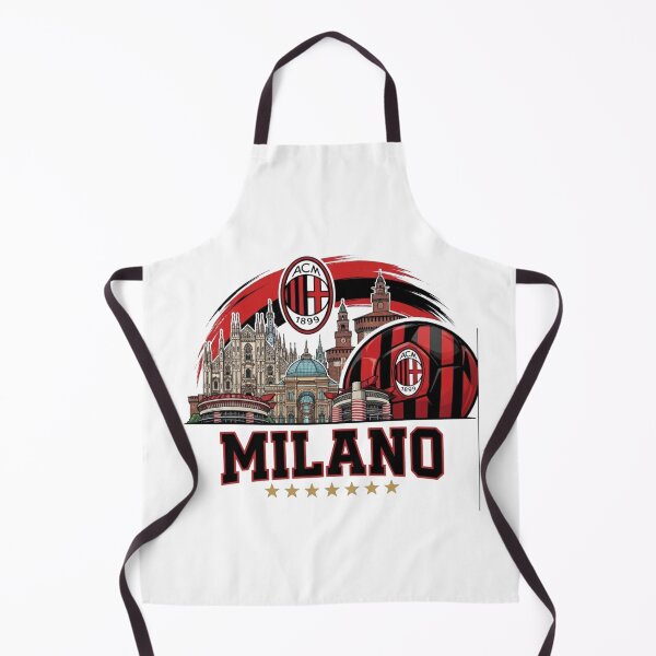 Aperçu de l'œuvre blason de l'AC Milan, silhouette de Milan créée et vendue par annaarthk.