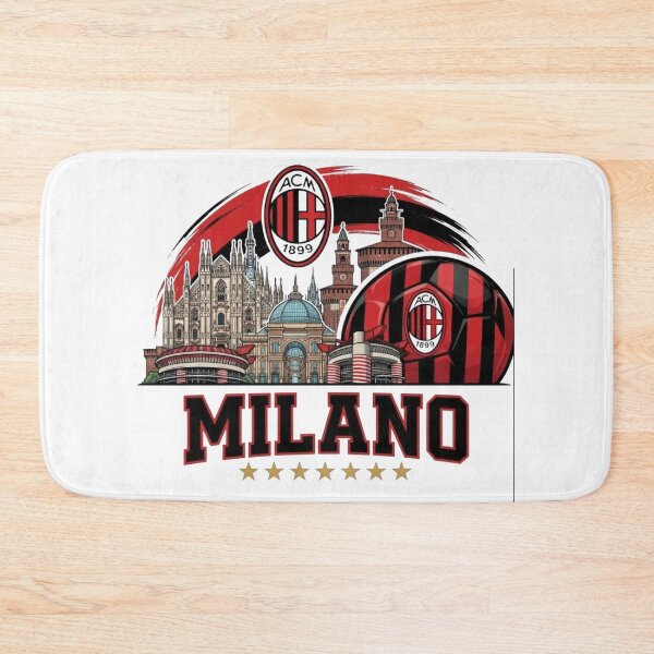Item preview, AC Milan Milano Skyline Football Crest Art designed and sold by annaarthk.