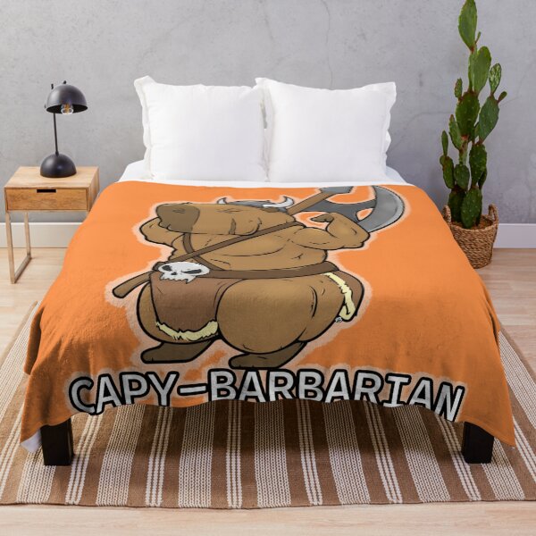 Item preview, Capybara Barbarian designed and sold by Vampirebunnystu.