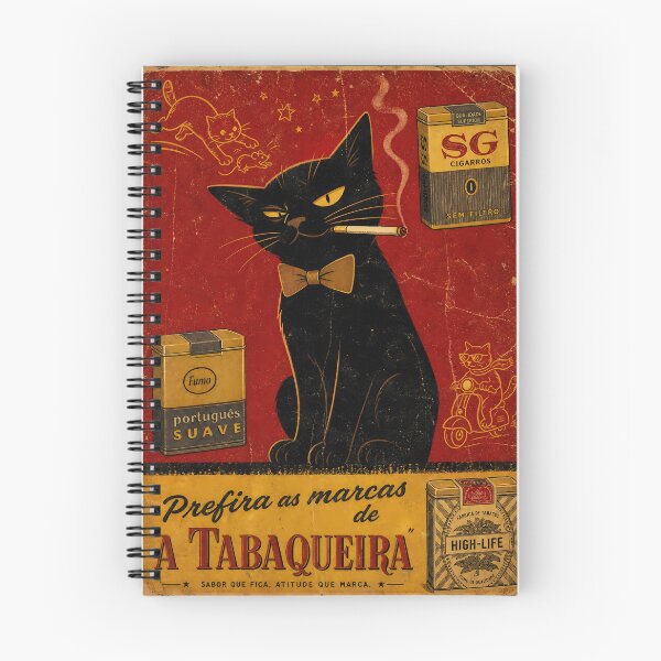 Item preview, Vintage Smokes Cat designed and sold by PurrfectHome.