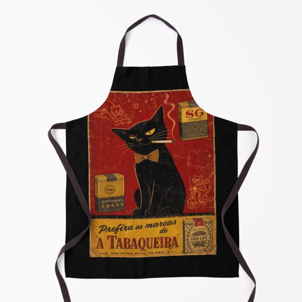 Item preview, Vintage Smokes Cat designed and sold by PurrfectHome.