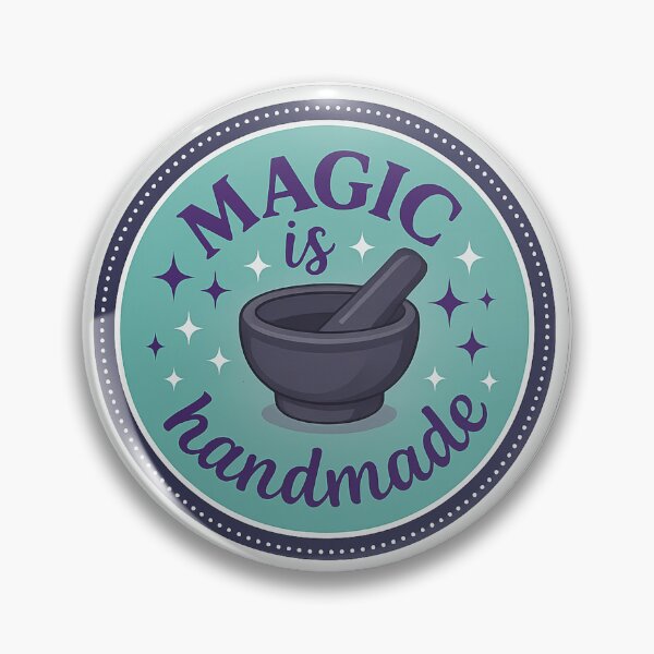 Item preview, Magic Is Handmade – Whimsical Crafting Witchy Design designed and sold by ThePeelAppeal.