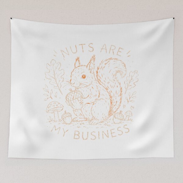 Item preview, Nuts Are My Business designed and sold by SecretSquirrellDesigns.