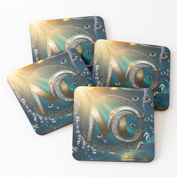 Artikelvorschau, MaramaCréations Monogram Ocean entworfen und verkauft von Hawaii26.