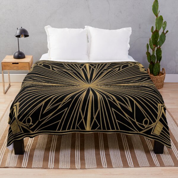 Item preview, Gold Art Deco Geometric Sunburst designed and sold by UrbanPrts.