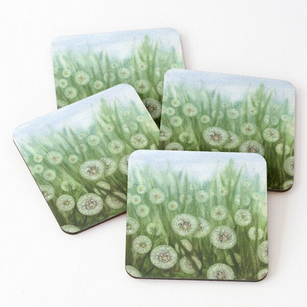 Item preview, Lift Off Time For Watercolour Dandelion Clocks designed and sold by LymphomaLass.
