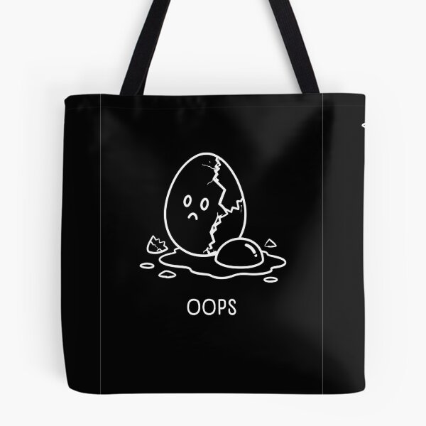 Item preview, Oops Cracked Egg – Funny Minimalist Food Humor Design designed and sold by SakuraHQ.