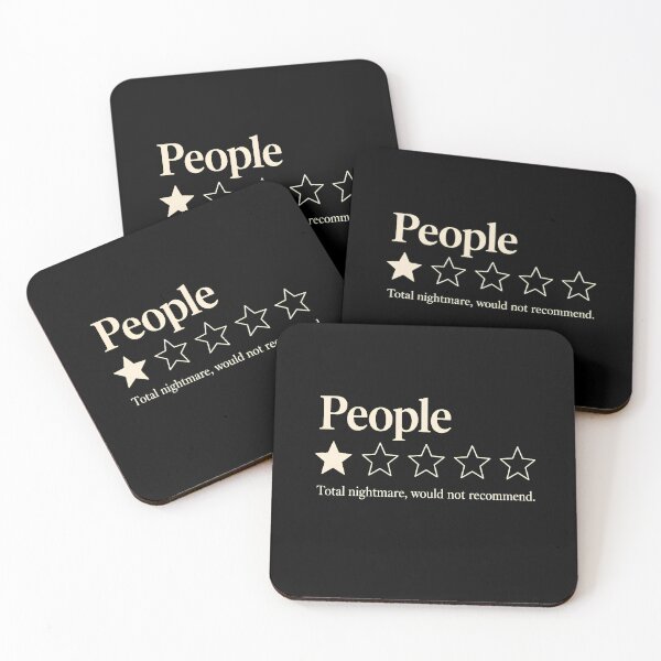 Item preview, People 1 Star Review Funny Sarcastic designed and sold by bobcatmarty.