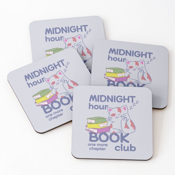 Item preview, Cute Spotted Orange Cat Reading, Midnight Hour Book Club, Love Cats and Books, One More Chapter, Bookish designed and sold by Forevermore.