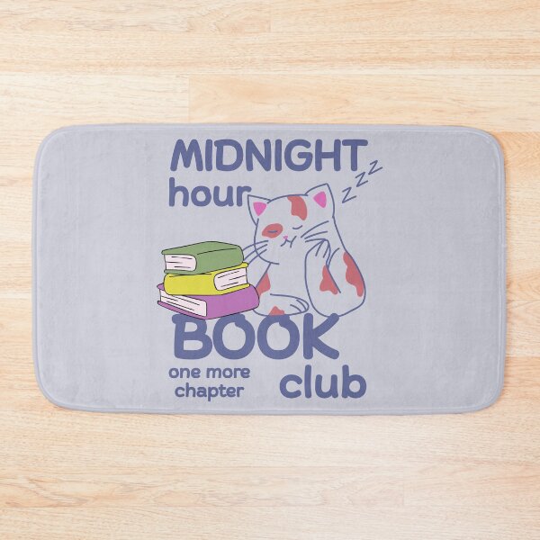 Item preview, Cute Spotted Orange Cat Reading, Midnight Hour Book Club, Love Cats and Books, One More Chapter, Bookish designed and sold by Forevermore.