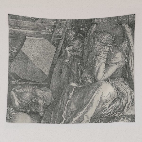 Artikelvorschau, Vintage-Kunstdruck, Melancolia von Duer, Symbolistische Fantasy-Wandkunst entworfen und verkauft von RickE.