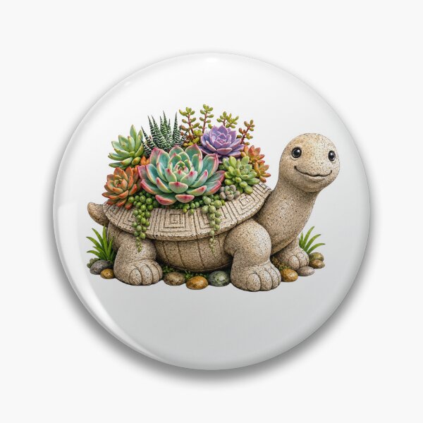 Item preview, Happy Turtle Succulent Garden Planter designed and sold by Myra365Art.