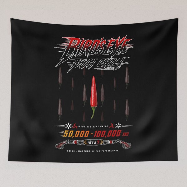 Item preview, Bird's Eye Thai Chili: Pepper & Scoville Heat Units designed and sold by Jessie Slamwhorella.
