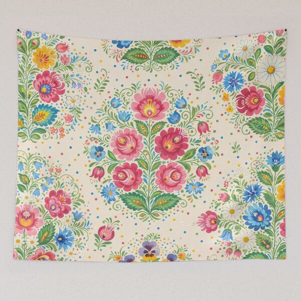 Item preview, 2 Traditional Polish Folk Art Wycinanki Floral Pattern designed and sold by ART ATTACK ZONE.