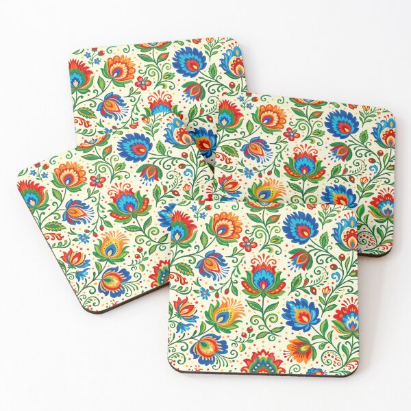 Item preview, 5 Traditional Polish Folk Art Wycinanki Floral Pattern designed and sold by ART ATTACK ZONE.