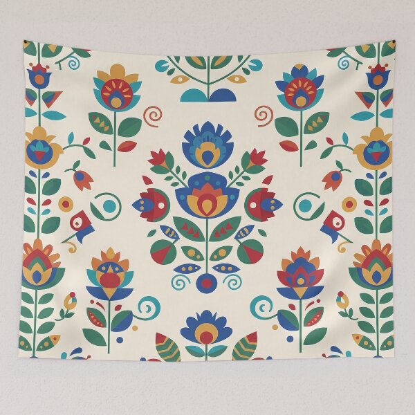 Item preview, 6 Traditional Polish Folk Art Wycinanki Floral Pattern designed and sold by ART ATTACK ZONE.