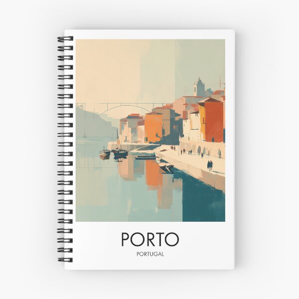 Item preview, Porto Portugal Vintage Travel Poster designed and sold by MarkedArtPrints.