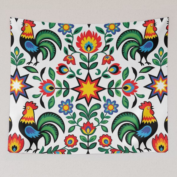 Item preview, 7 Traditional Polish Folk Art Wycinanki Floral Pattern designed and sold by ART ATTACK ZONE.