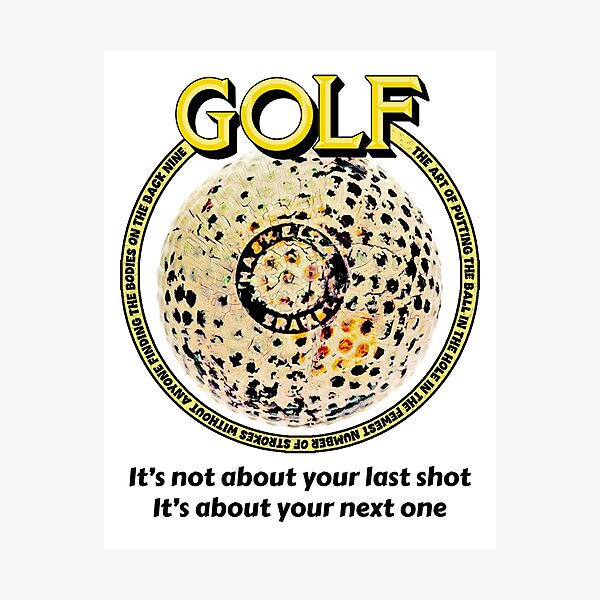Item preview, Golf emblem celebrating the novel use of the Back Nine designed and sold by TJDraws.