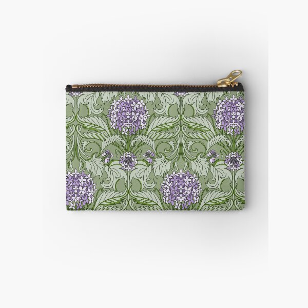 Item preview, art nouveau hydrangea vines - violet and green designed and sold by kobyakov.