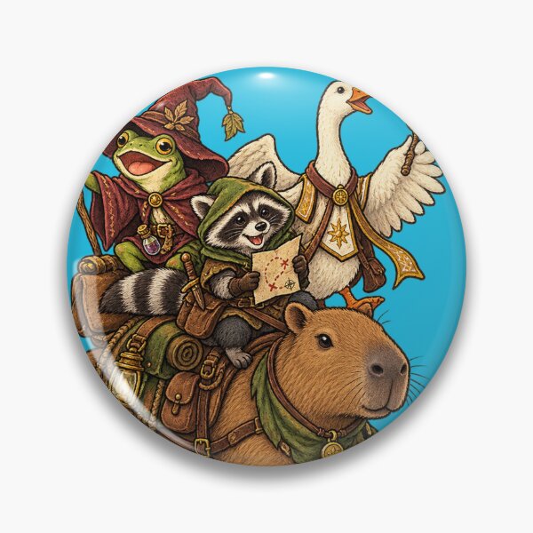 Item preview, Quest Status Chaotic - Cute Fantasy Animal Adventuring Party on Capybara designed and sold by SVox.